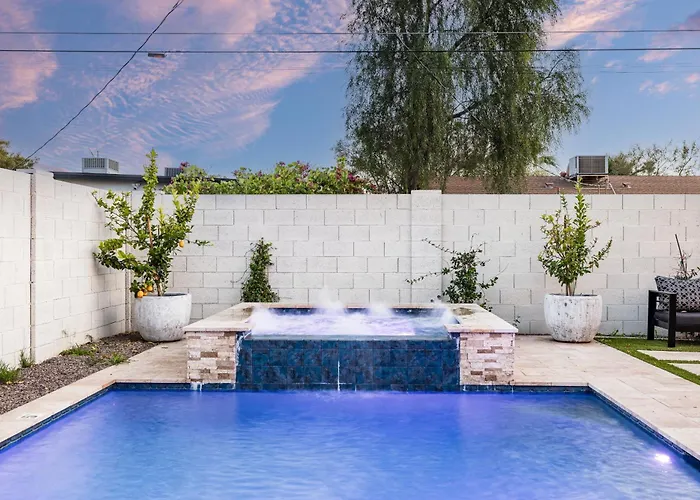 Moody Modern Desert Retreat - Backyard Bliss Awaits